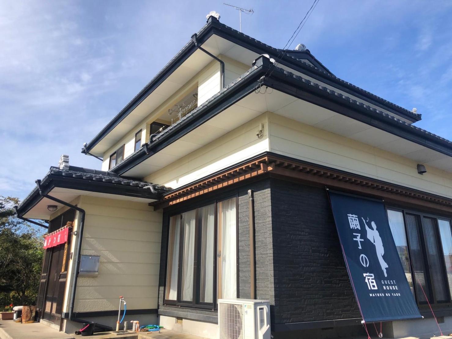 青森伝統芸能を楽しめる繭子の宿 Hachinohe Exteriör bild